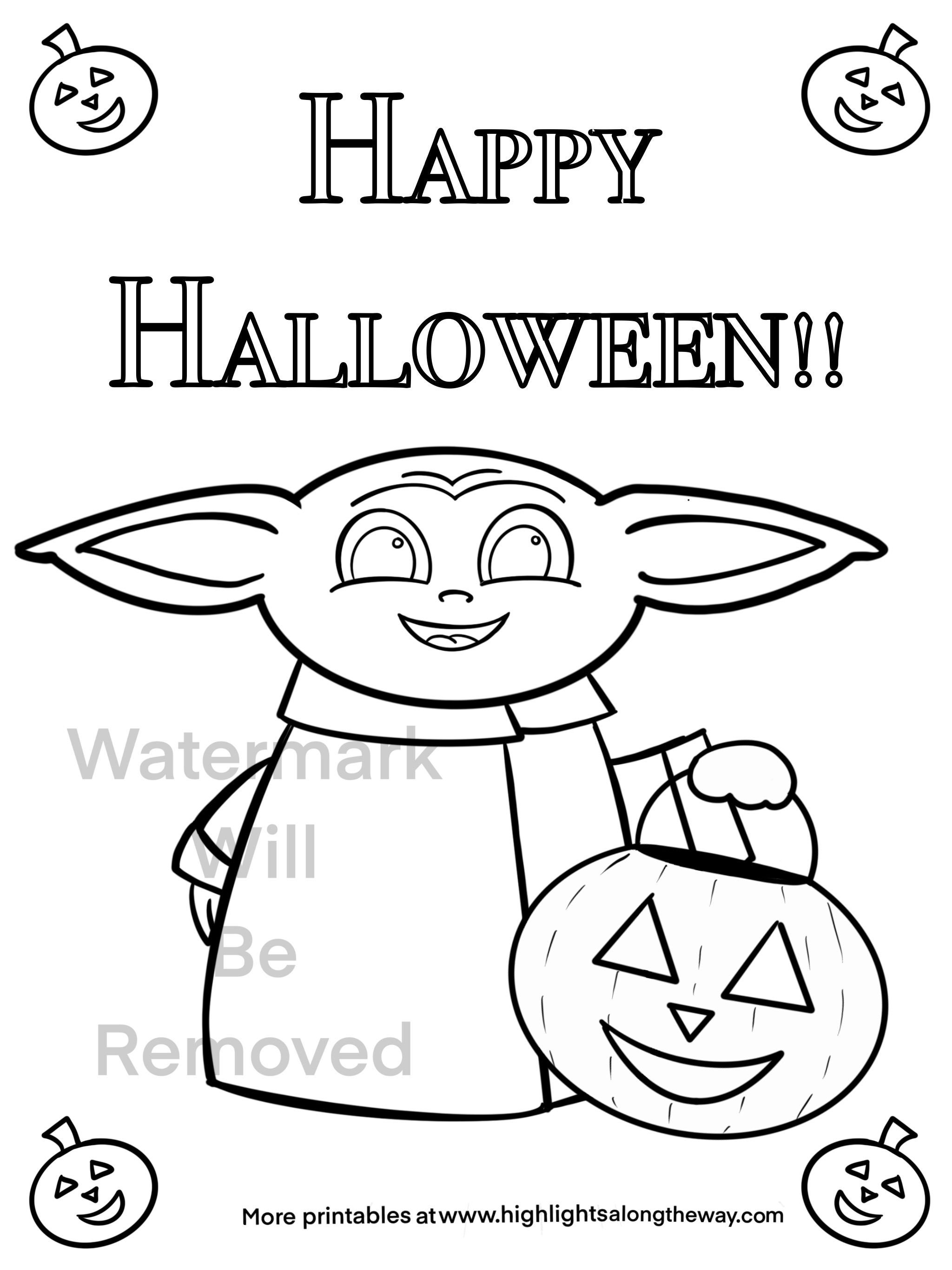 Halloween para colorir 91 –  – Desenhos para Colorir