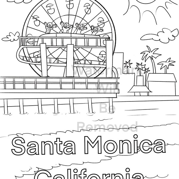 Santa Monica Pier - Etsy