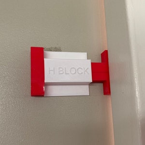 H Block - Door Blocker - Keeps doors from latching while closed