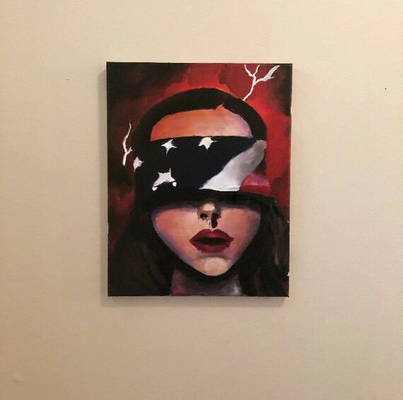 Eleven Stranger Things Original Painting Etsy