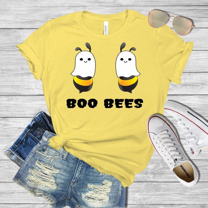 Women's Funny Halloween T Shirt, Boo Bees Shirt, Bee Halloween, Shirts