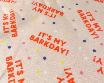 It’s My Barkday! (Pink), Happy Birthday, Birthday, Dog Bandana, Snap Bandana, Pet Bandana, Celebration, Gotcha Day