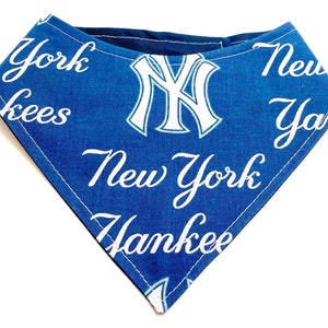 New York Yankees Dog Bandana, Yankees Dog Bandana, Dog Bandana, Baseball Bandana, Dog Bandana, Snap Bandana, NY Yankees