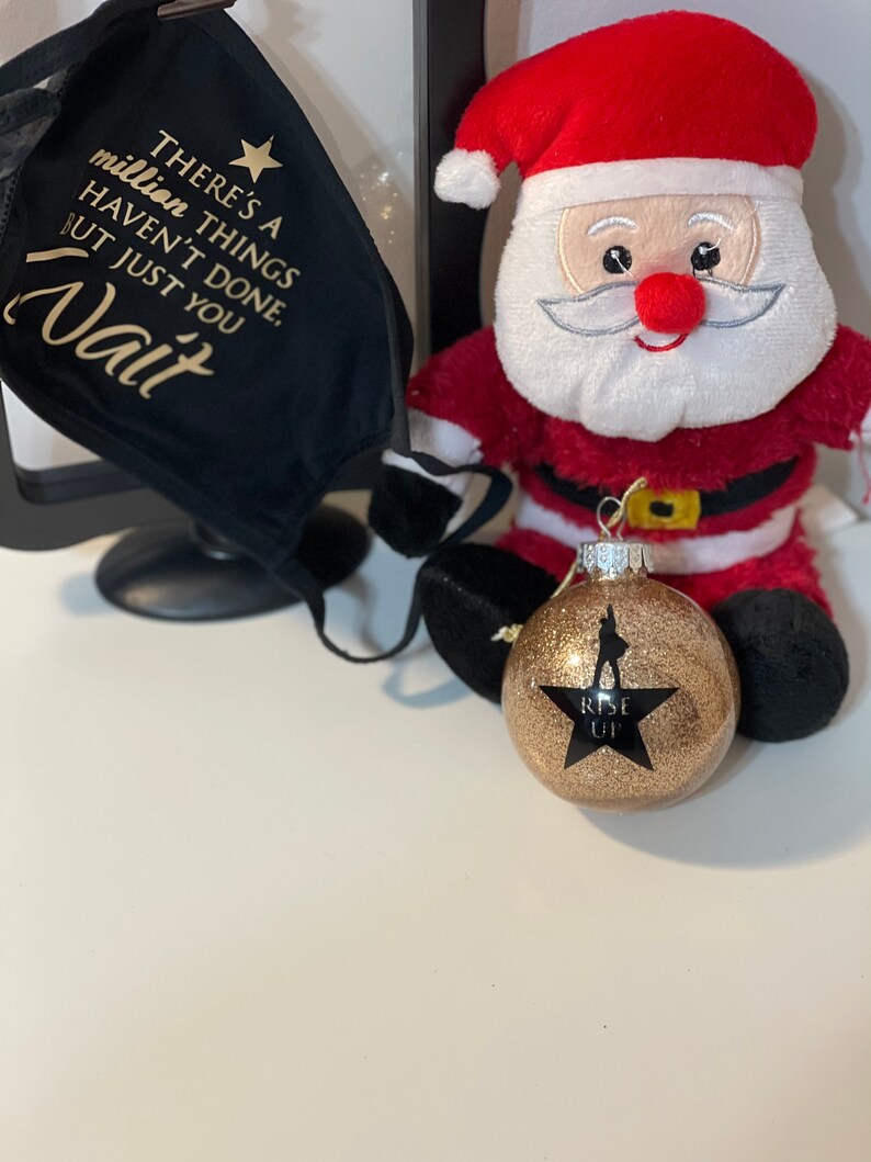 Hamilton Ornament and Mask Set