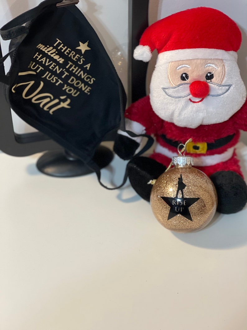 Hamilton Ornament and Mask Set