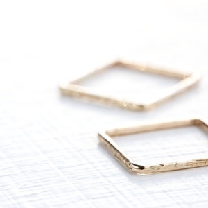 Handmade 14K Gold Filled Stackable Square Ring
