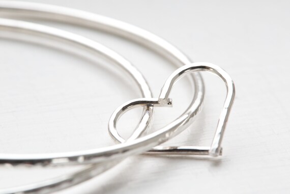 SILVER925 HEART DESIGN BANGLE/シルバー/バングル Garden of Eden｜ホルダー バングルHOLDER BANGLE シルバー925
