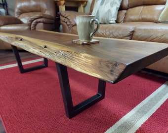 Live Edge Coffee Table - Large Walnut