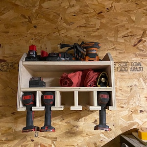 Cordless Tool Organizer and Charging Station