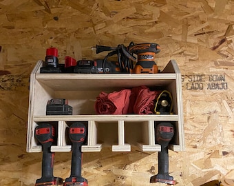 Cordless Tool Organizer and Charging Station