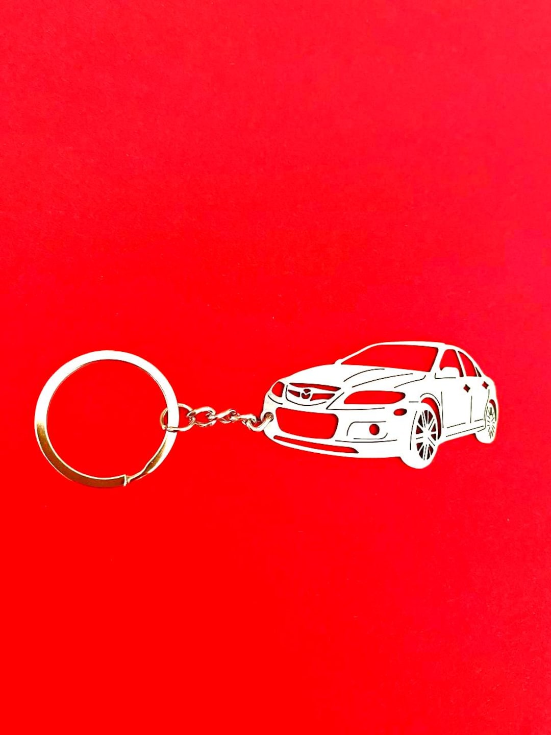 Custom Car Keychain 6 MPS, Exclusive Stainless Steel Keychain Key Ring ...