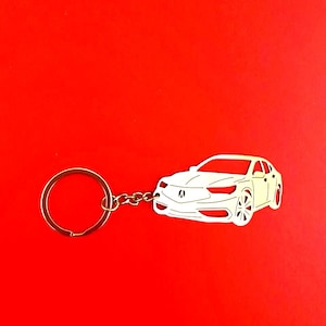 Llavero de coche personalizado TLX 2017, llavero exclusivo de acero inoxidable, regalo de cumpleaños