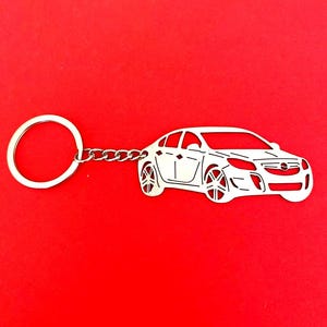 Llavero de coche personalizado Insignia OPC, llavero exclusivo de acero inoxidable, regalo de cumpleaños