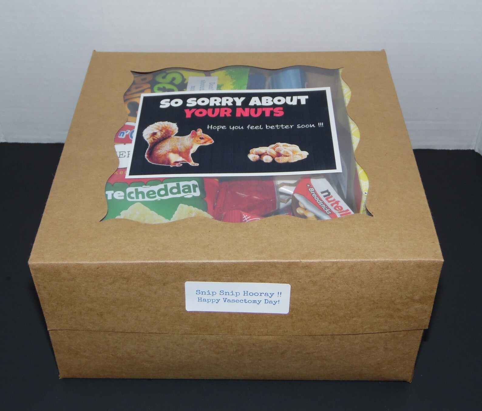 Vasectomy Gift Box Goodie Box Snack Box Men Gourmet Etsy