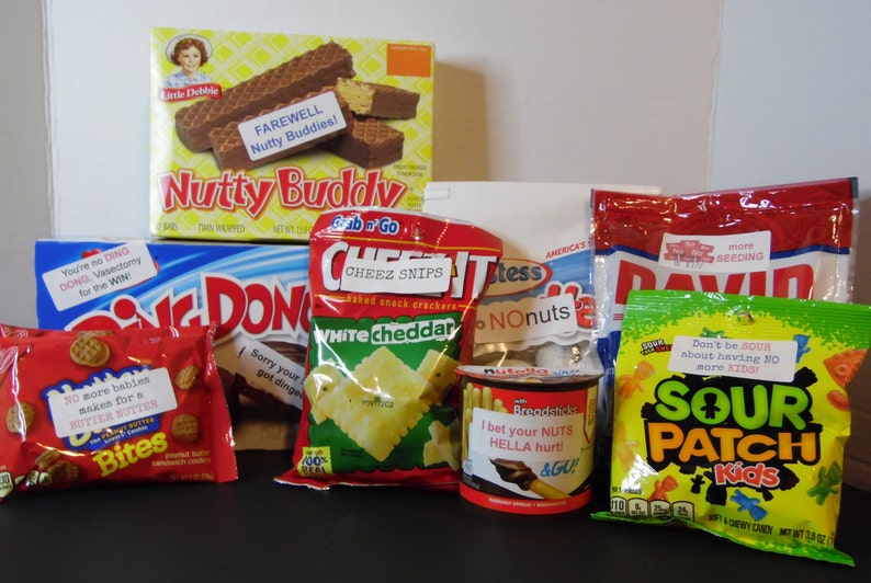 Vasectomy Gift Box Goodie Box Snack Box Men Gourmet Etsy