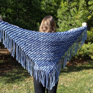 Dragon Scale Crochet Shawl (PATTERN ONLY)