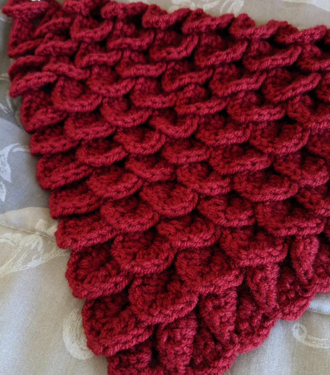 Dragon Scale Crochet Shawl PATTERN ONLY Etsy UK