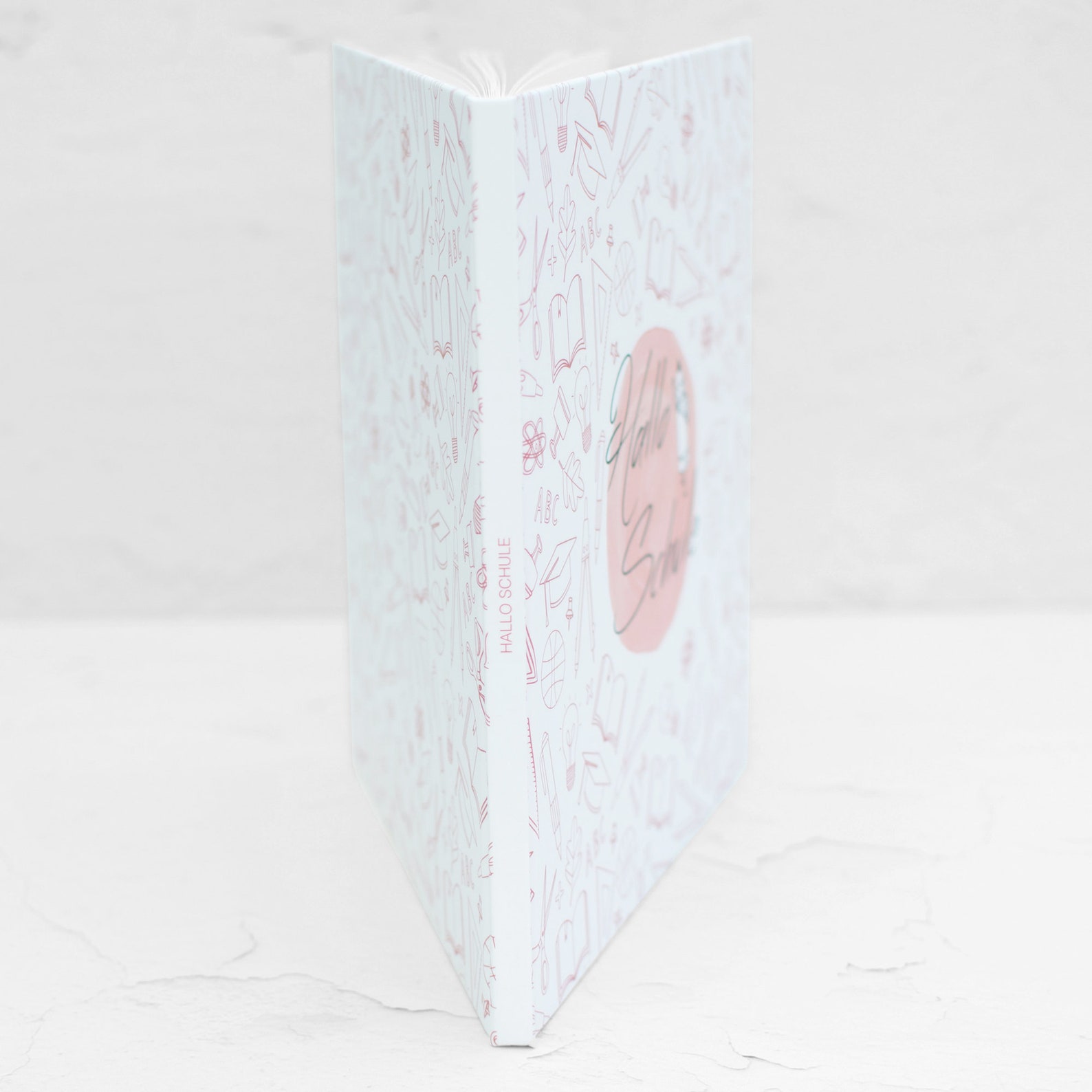 Libro rosa Hola escuela para niñas y niños 48 páginas tapa | Etsy