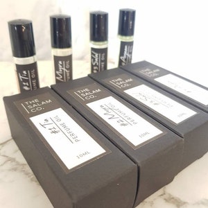 100% Natural Perfume Oil, 4 Scents