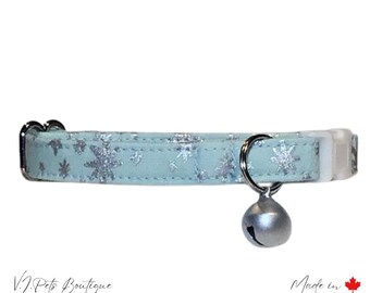 Starry Night Cat Collar | Celestial Cat Collar | Kitten Collar | Gift for Cat Owner | Bell Included | Christmas Gift for Cat Owner | S-L