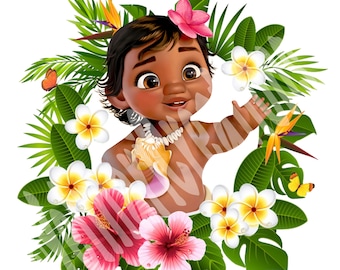 Baby Moana Png Etsy