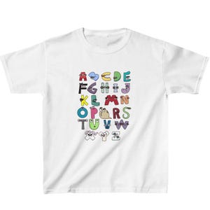 Alphabet Lore Tshirt For Kids