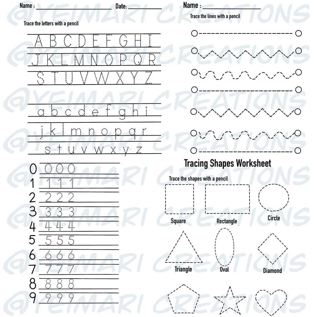 Alphabet Tracing Boards TAT 5 business days – Shipping Dept