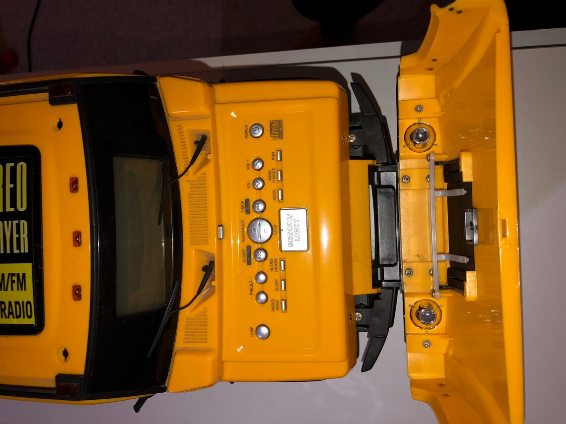 Conair HCR1350Y Yellow Hummer TruckShaped Clock Radio avec CD Etsy
