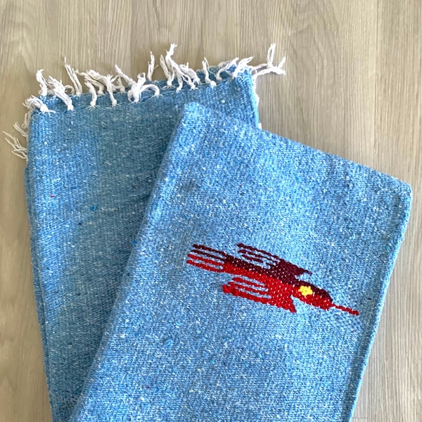 Mexican Blanket | Thunderbird Blankets (Ocean Blue)