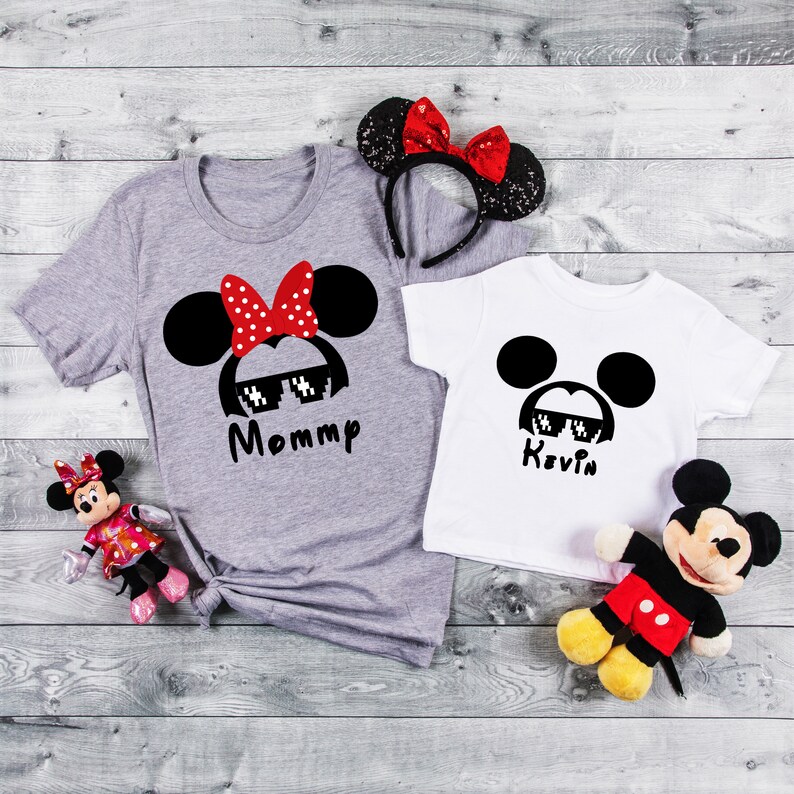 Disney Gangsta Mickey Minnie Mouse/ Birthday Disney Custom | Etsy