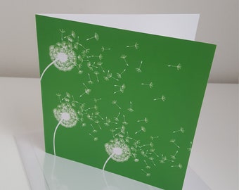 Yumini blank greeting card - Dandelions, Large