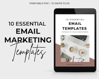 Email Marketing Swipe Copy, Email Newsletter Templates, Email Swipe Files, Email Nurture Sequence Scripts, Welcome Email Script