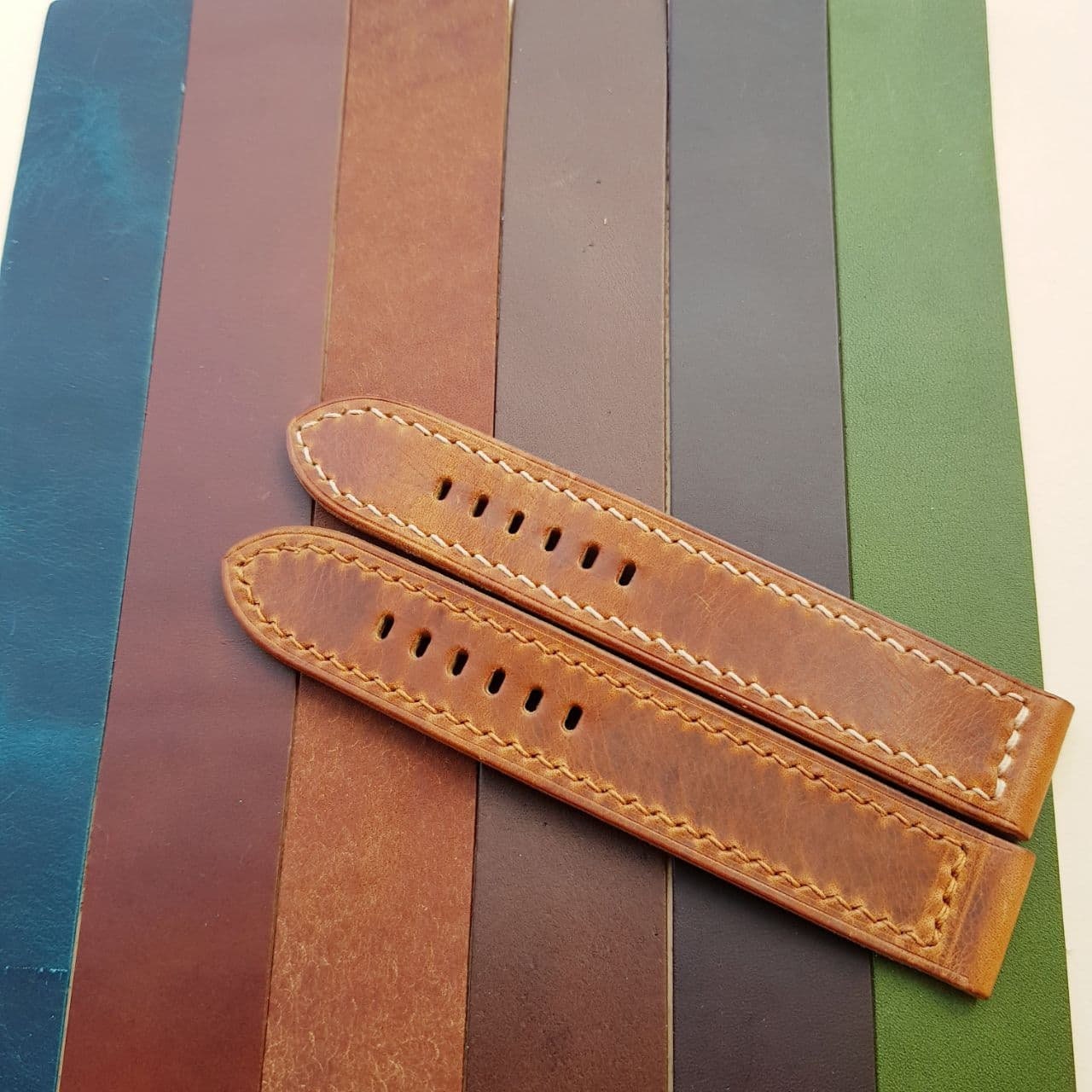 Handmade Leather Watch Band Handmade Watch Band 18mm 19mm 20mm Etsy UK