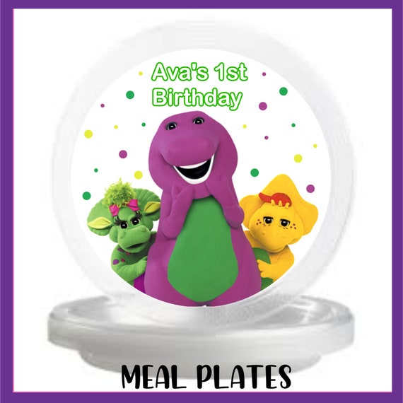 Barney Party Supplies Barney Party Decorations Barney - Etsy Israel