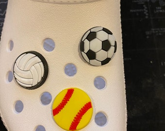 volleyball croc pins