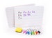 Small White Boards for Students, Dry Erase Board for Kids with Markers, Home School ideas, 2 Pack, Double-Sided 