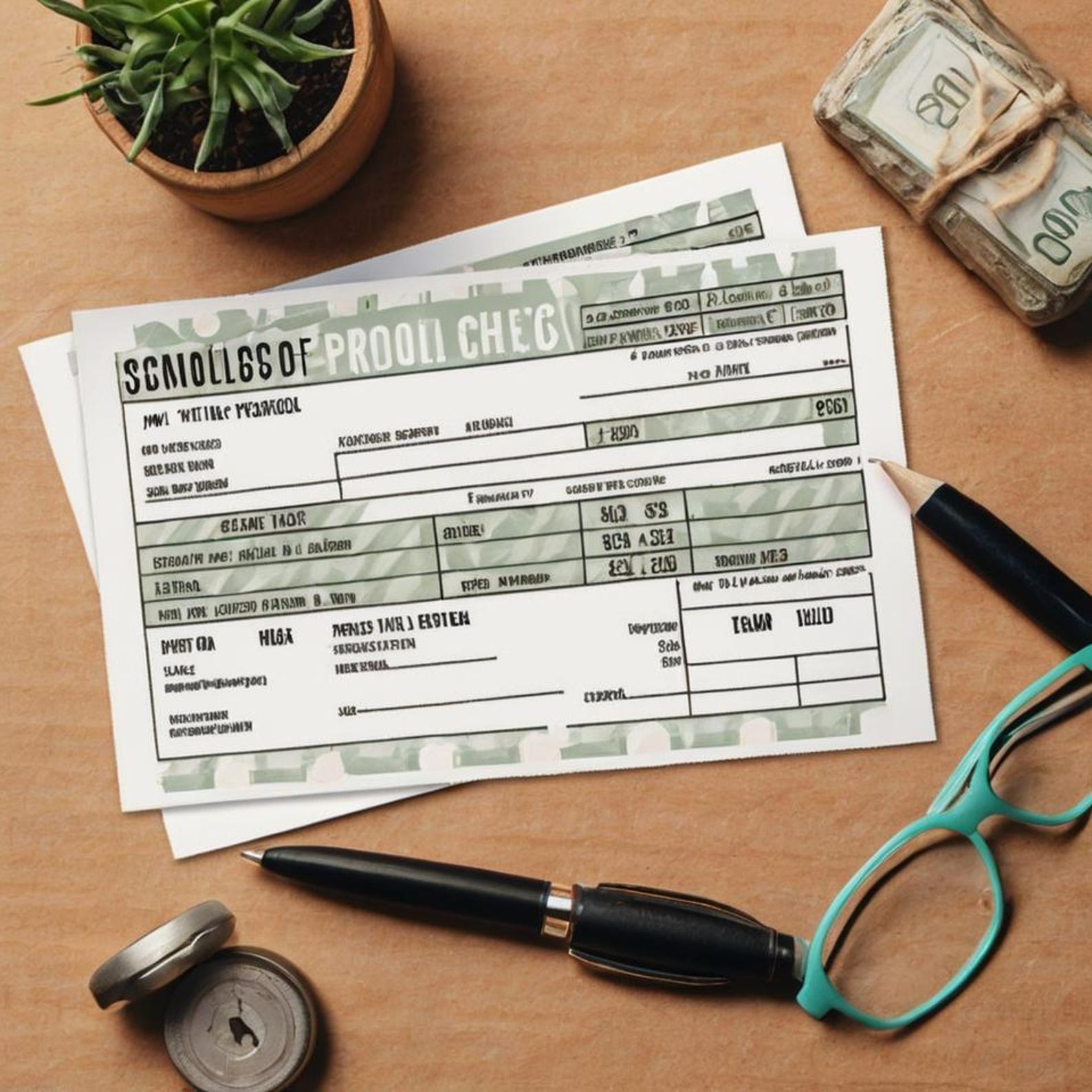 Online Paychecks Checkstub Template Professional Editable PDF