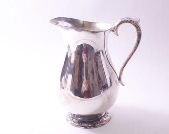 Water Pitcher, Silverplate, Ornate, International Silver Company, Serving, ~ 250605-WH 318