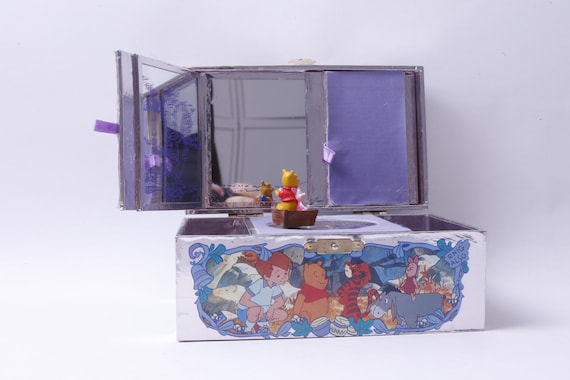 ディズニー、くまのプーさん、メイクボックス、化粧品容器、鏡