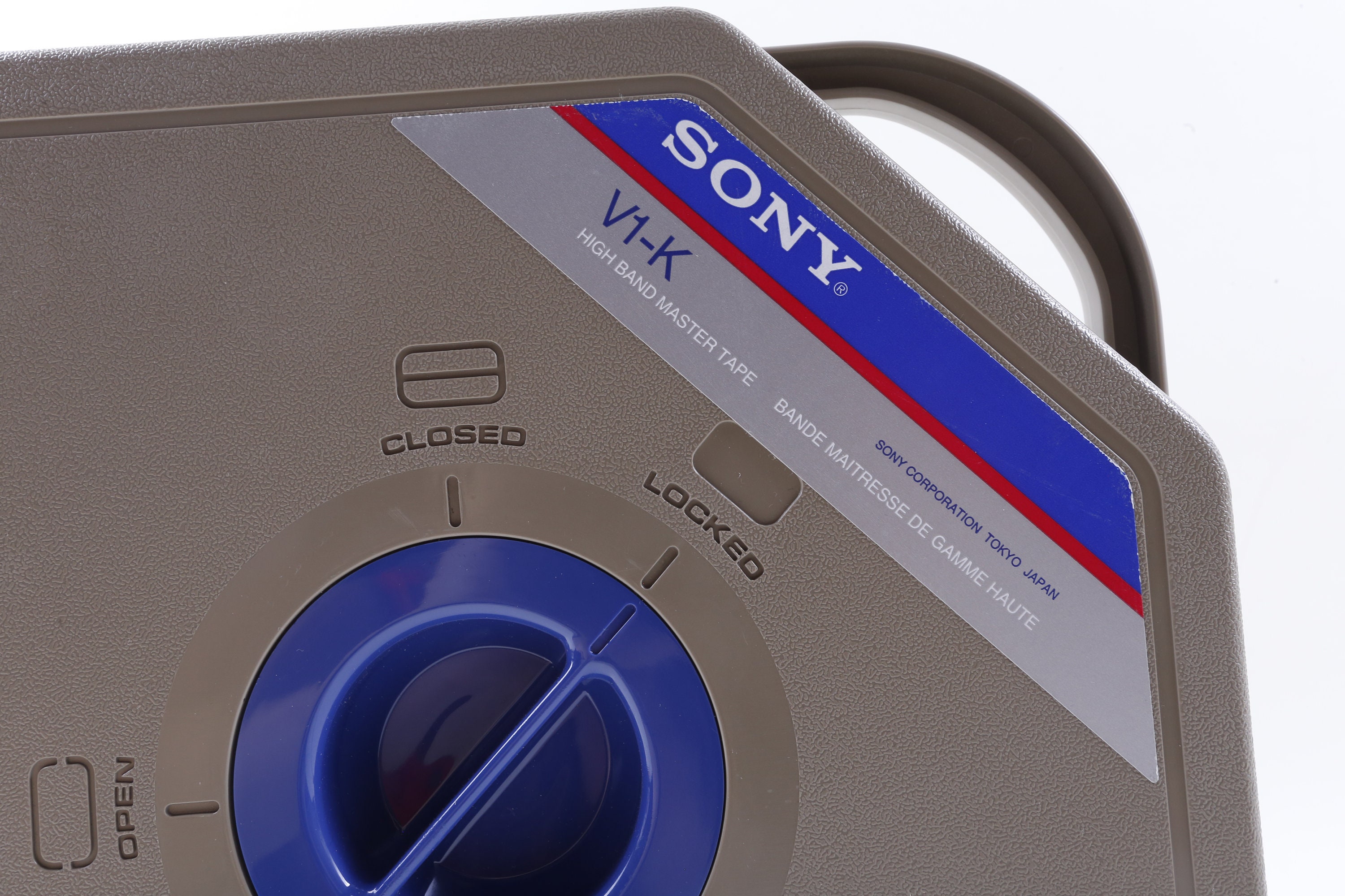 Sony V1-K High Band Master Tape Unused Television Taping News Home