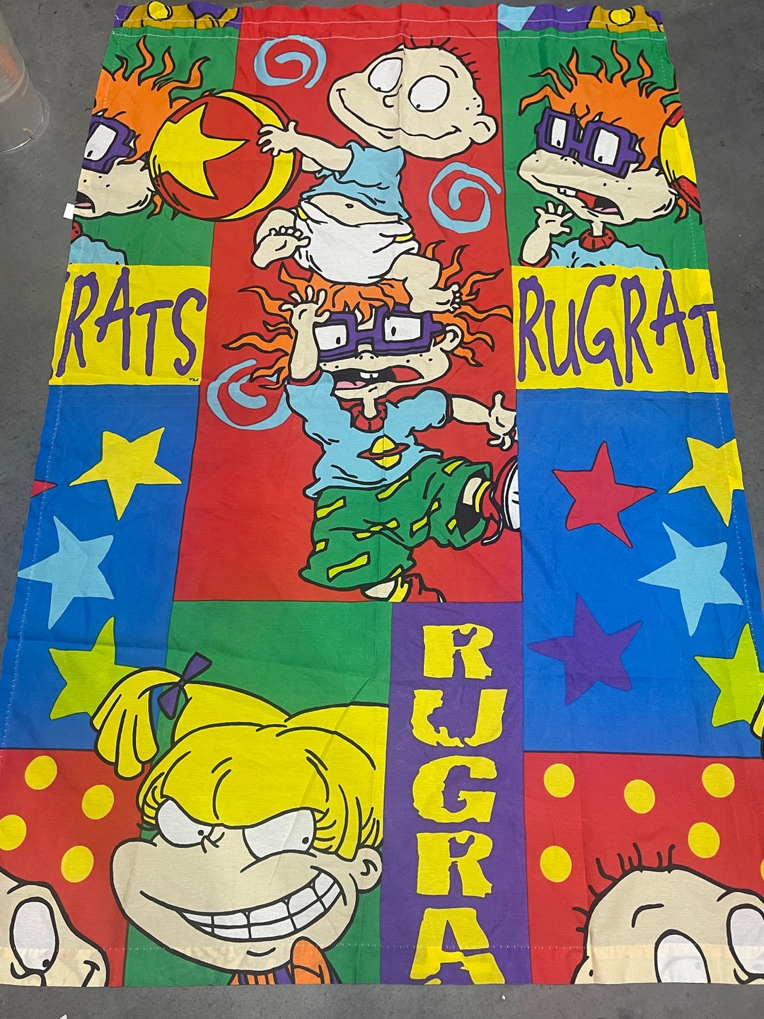 The Rugrats Model Sheets Rugrats, Curtain, Fabric Sheet, Bright Colors, Cartoon Characters ...