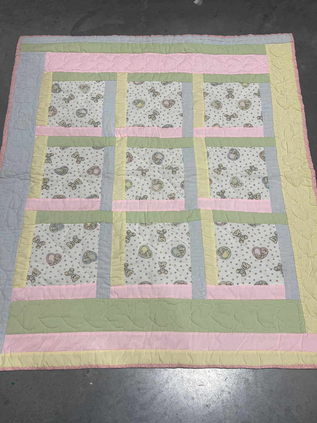 Precious Moments Tiny Teddy Bears Baby Blanket, Quilt, Bedding, Nursery ...