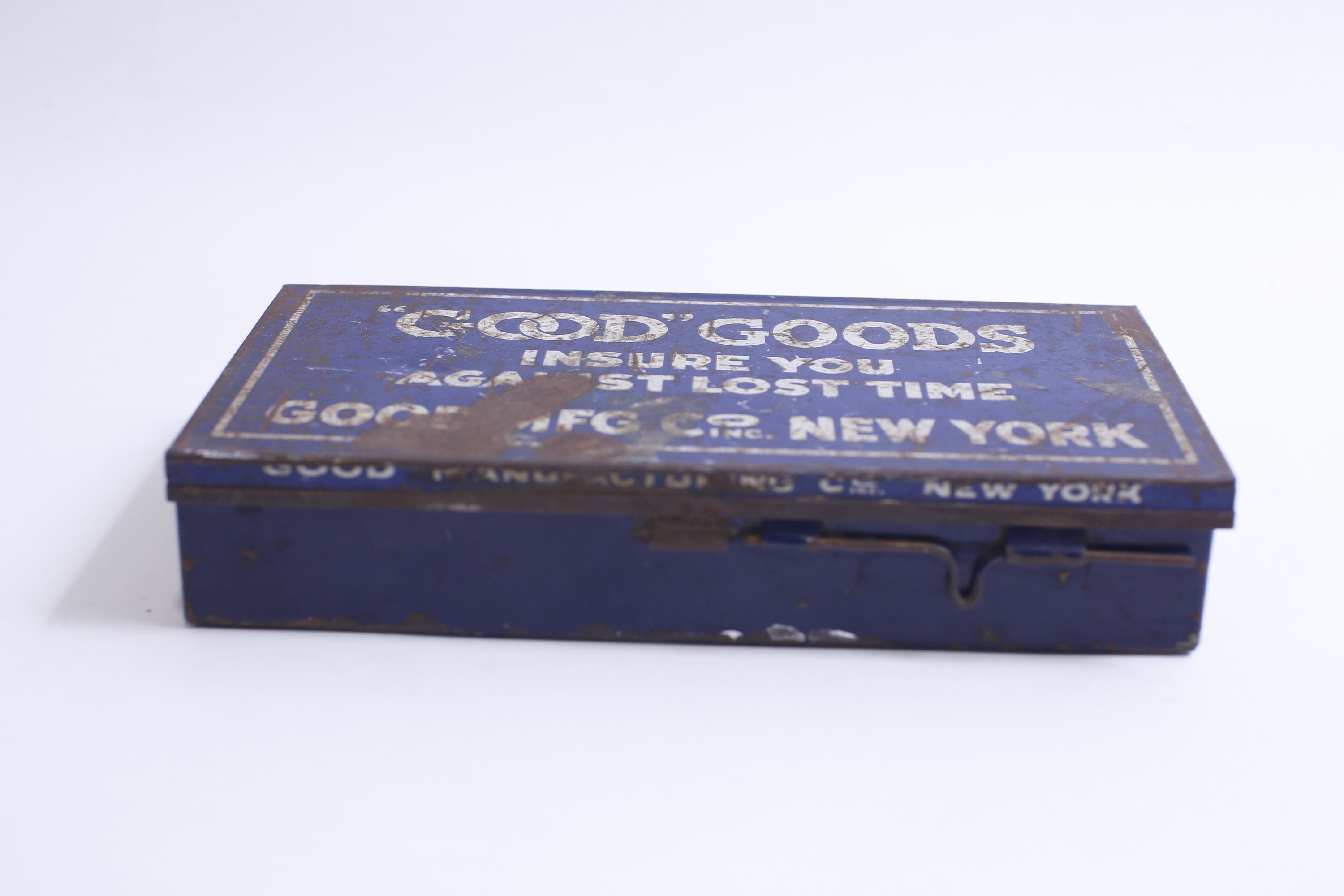 GOODGOODS BOX Good Goods Metal Parts Box Vintage Advertising - Etsy