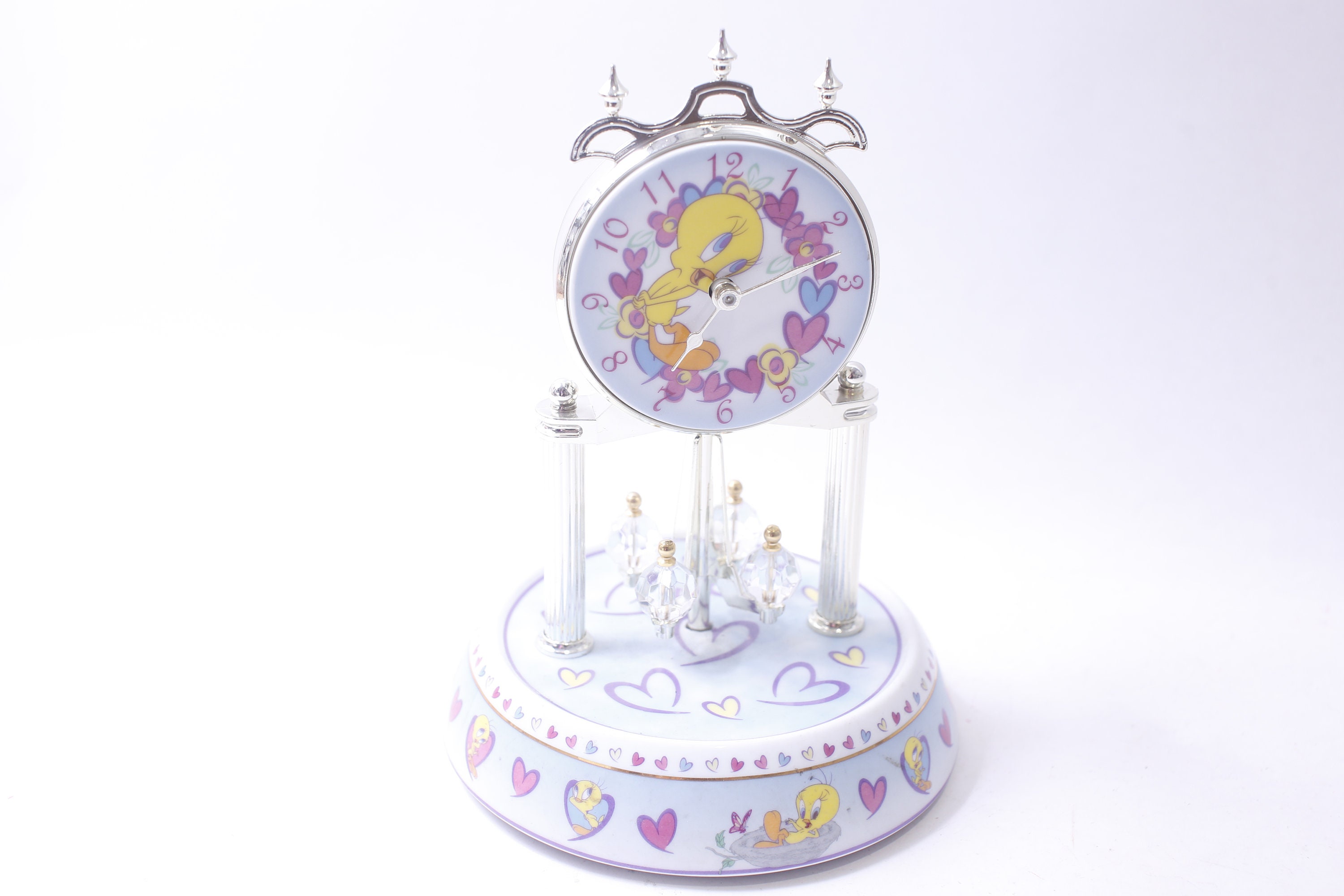 Looney Tunes, Tweety Bird, Porcelain Clock, Tabletop, Anniversary