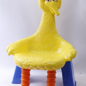 Sesame Street Big Bird, Kids Chair, Rare, Kids Room, Kindergarten