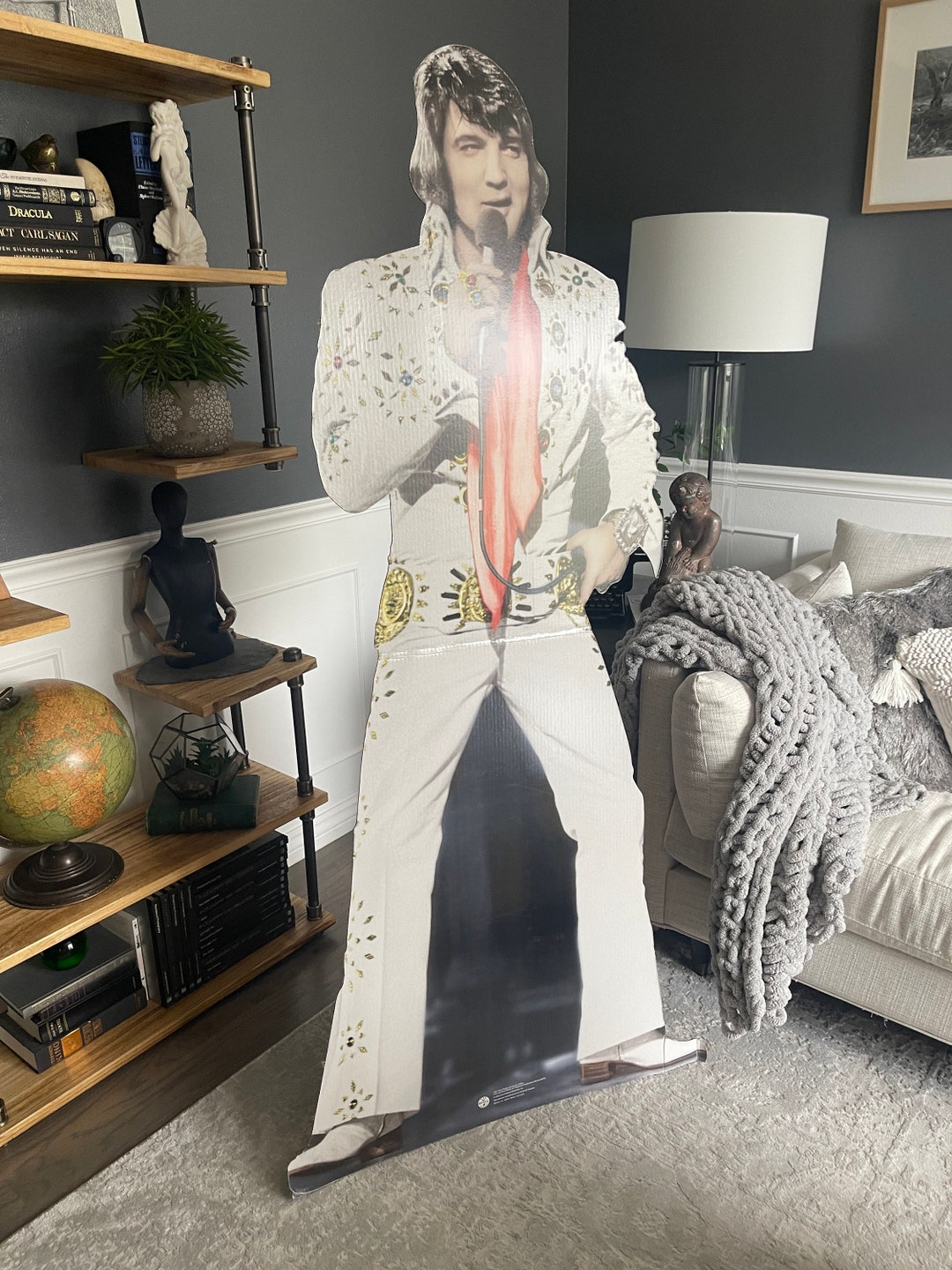 70s Elvis Presley, Cardboard Cutout, 70 Inches, Standup Standee, No 391, Anniversary Edition