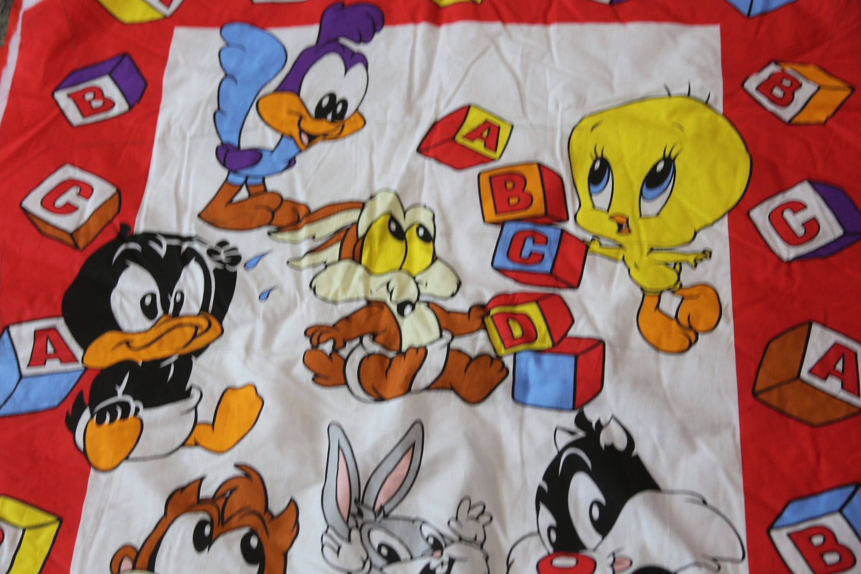 Unfinished Looney Tunes Cartoon Character Pillow Cover Etsy