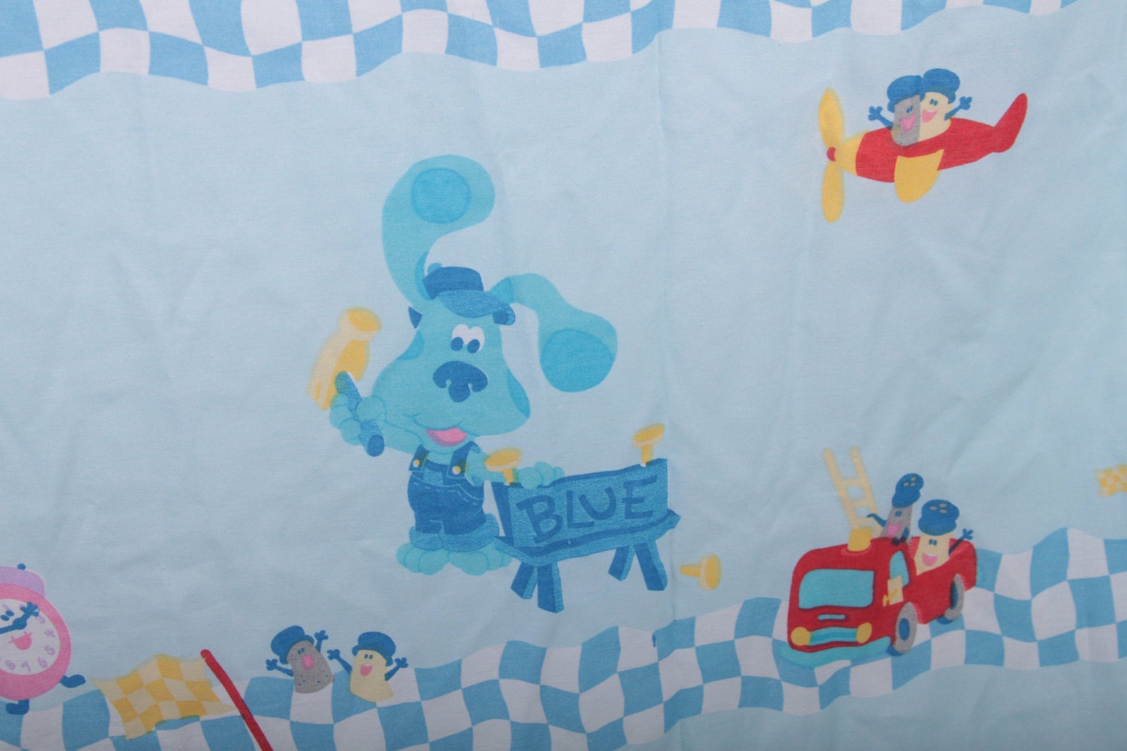 Blues Clues Puppy Sheet Bed Sheet Dog Fireman Builder Racer Etsy