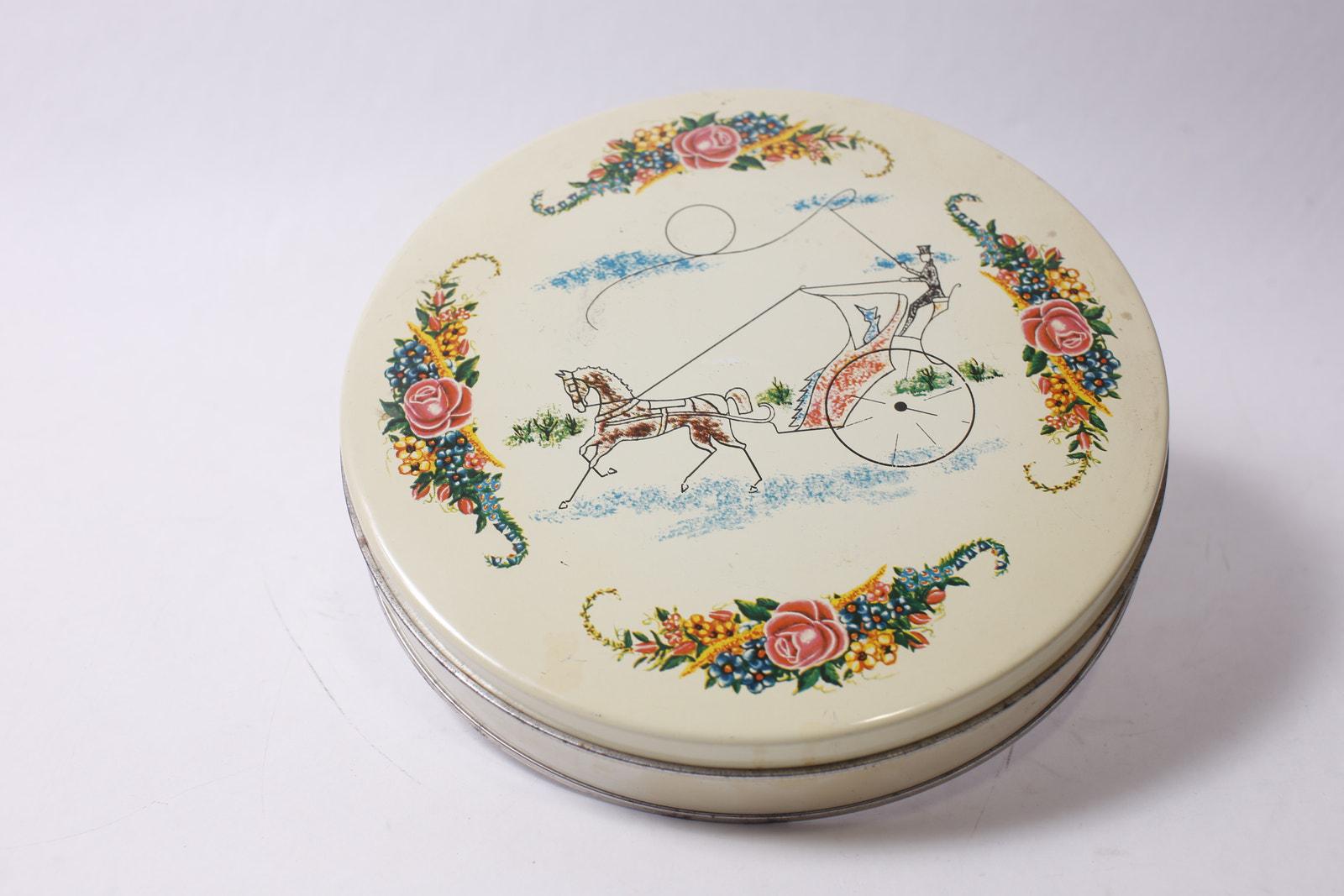 70s Tin Container - Etsy