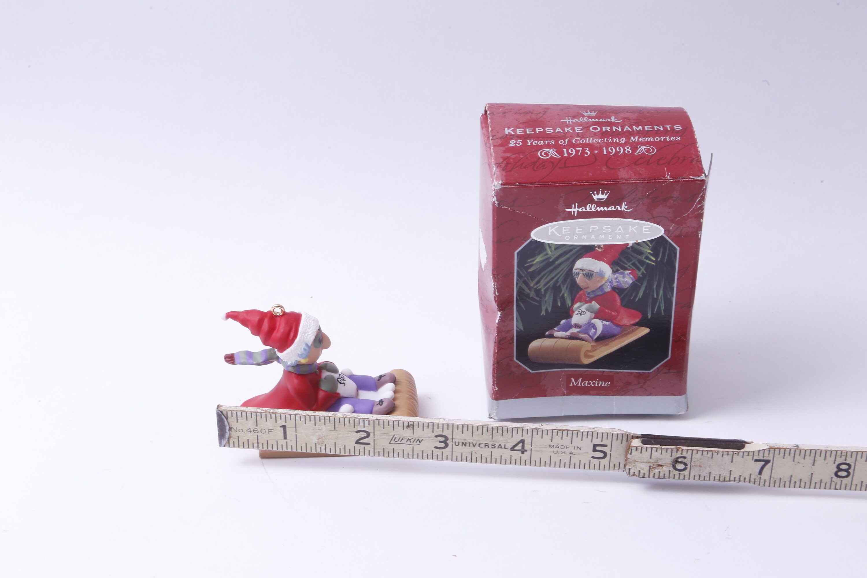 Maxine Man on Sledge Hallmark Keepsake Ornament ...